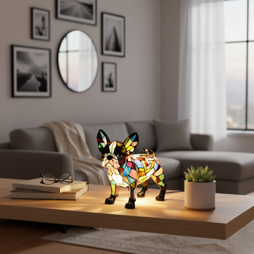 Terrier de Boston Lampe