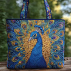 Sac cabas matelassé Paon