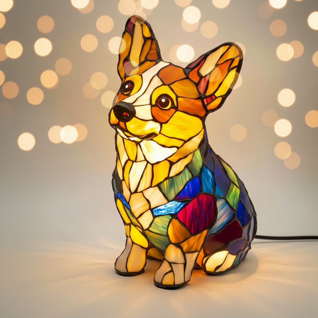 Corgi Royal Lampe