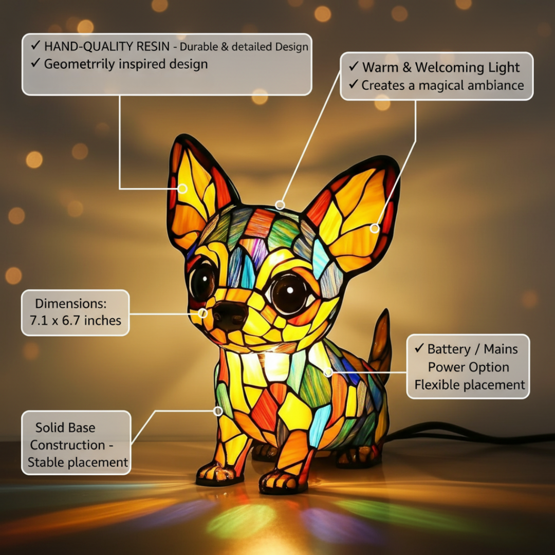 Chihuahua Charme Lamp