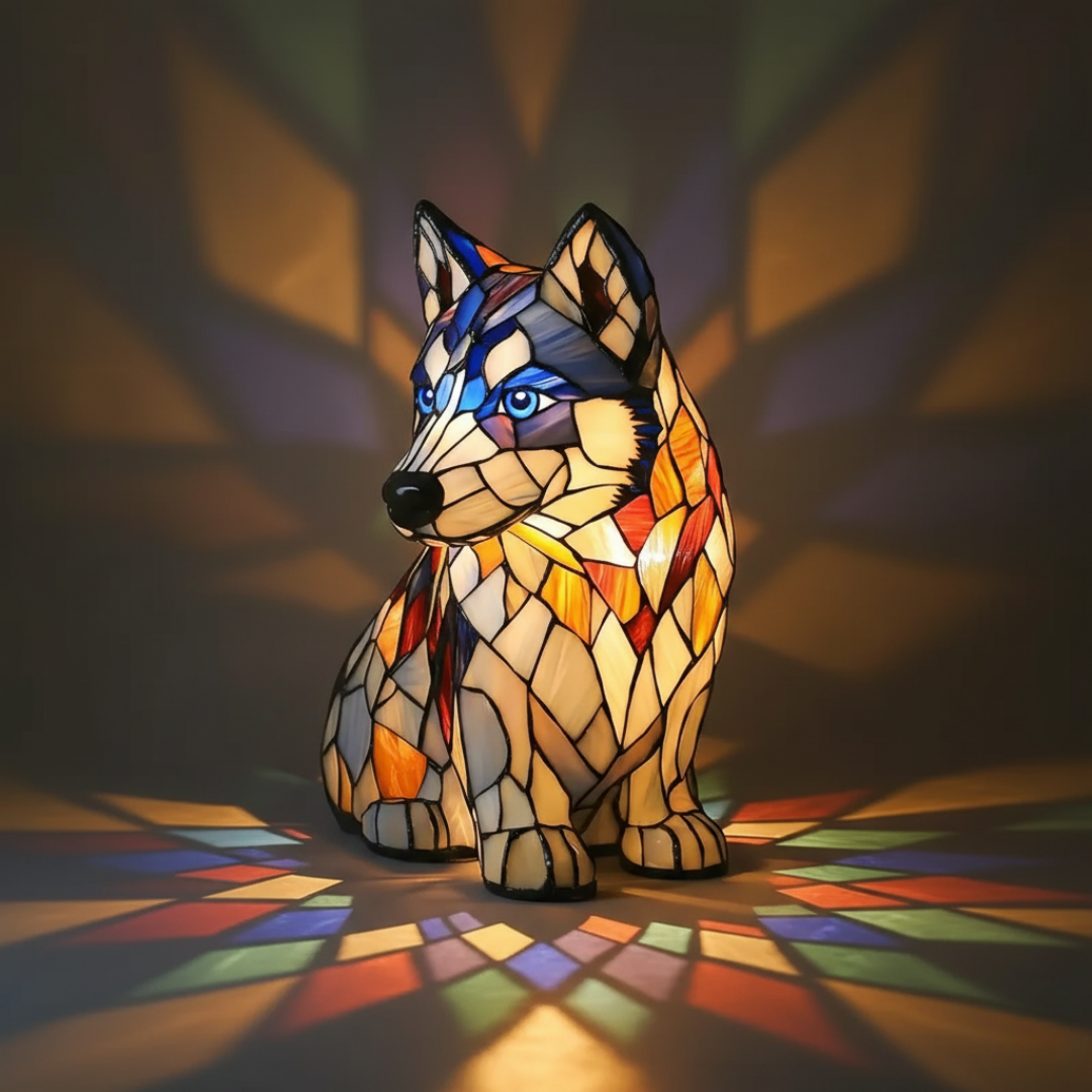 Noordse Husky Lamp