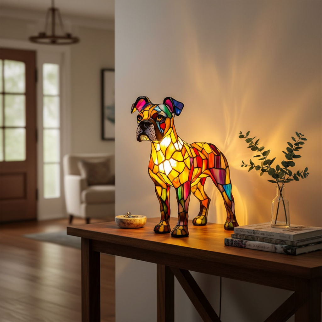 Boxer Splendide Lampe