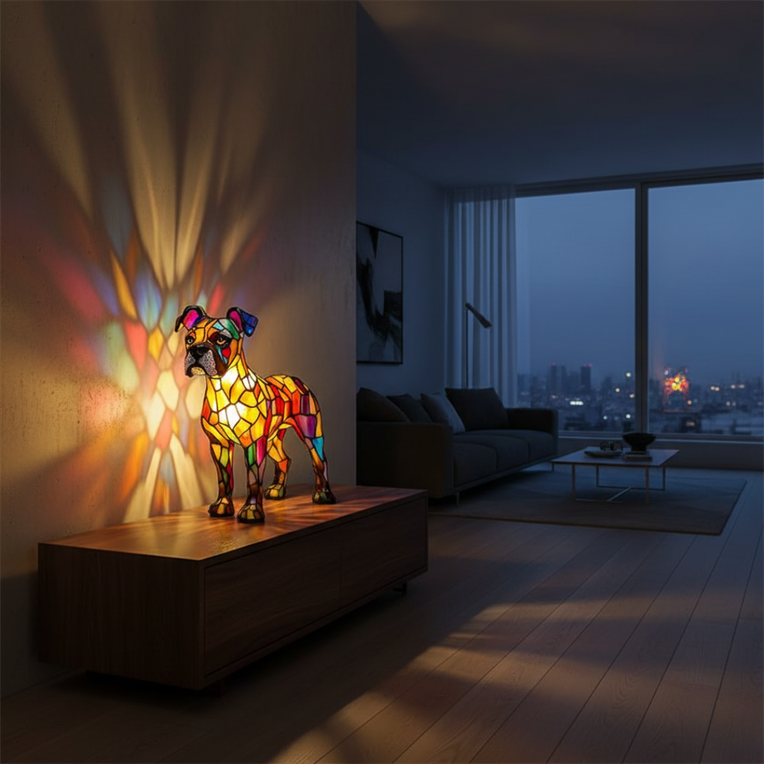 Schitterende Boxer Lamp