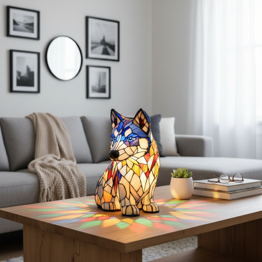 Noordse Husky Lamp