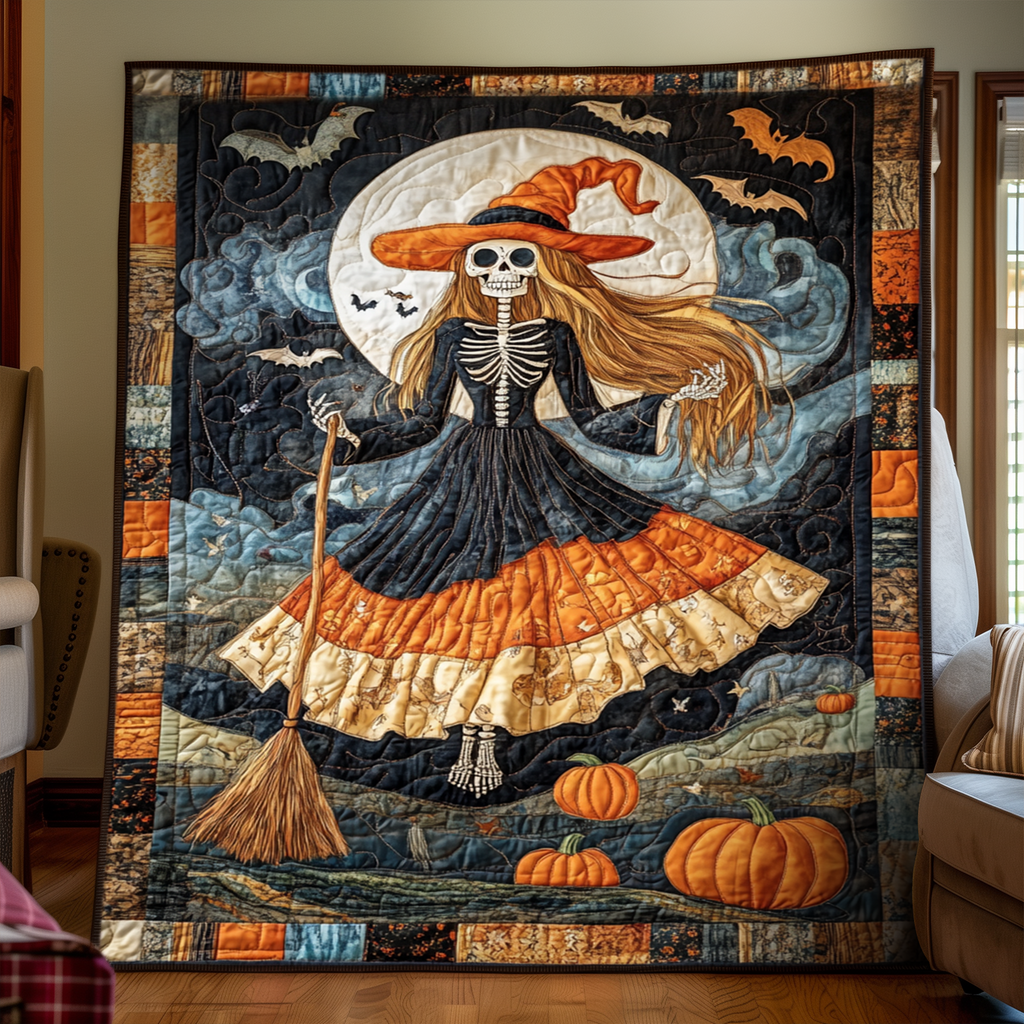 Couvre-lit matelassé Sorcière d'Halloween – photo supplémentaire