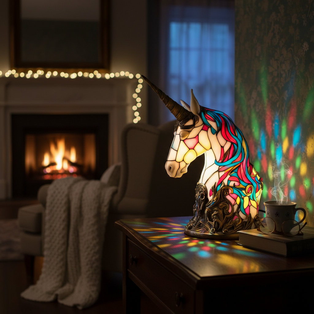 Luna Eenhoorn Lamp