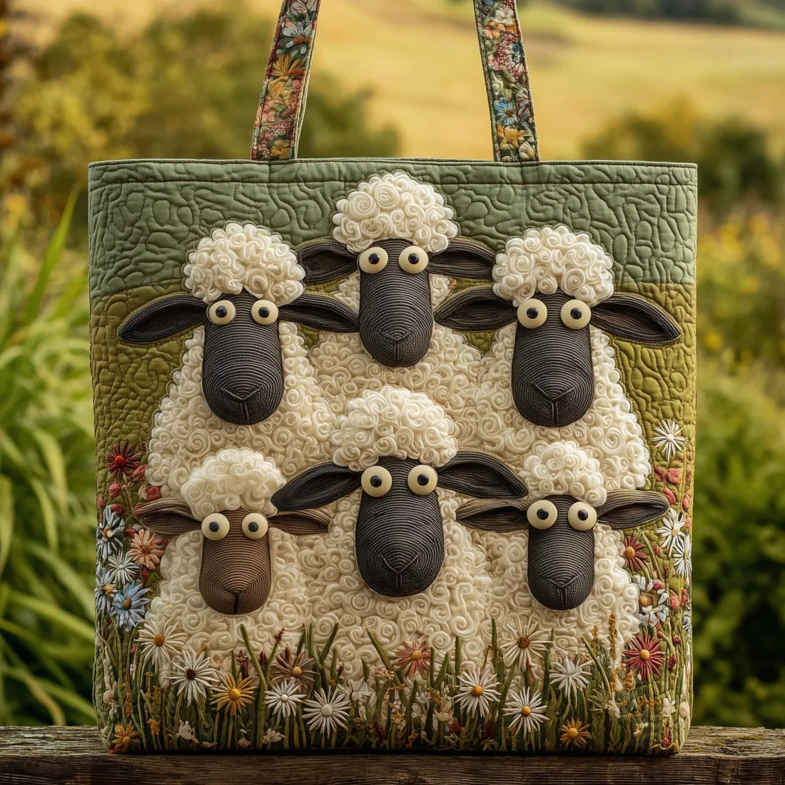 Troupeau des Prés Sac Fait Main