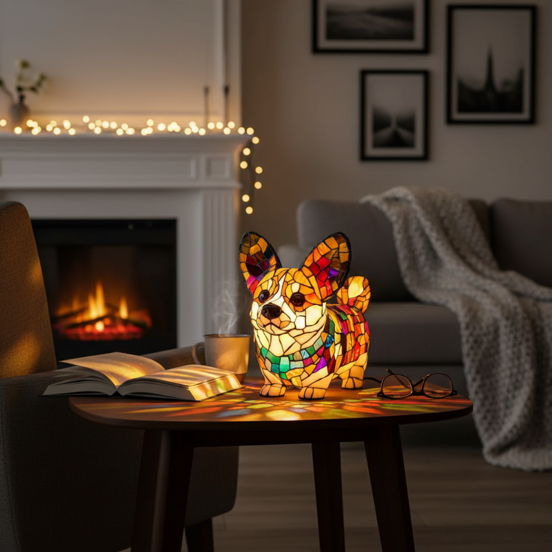 Corgi Royal Lampe