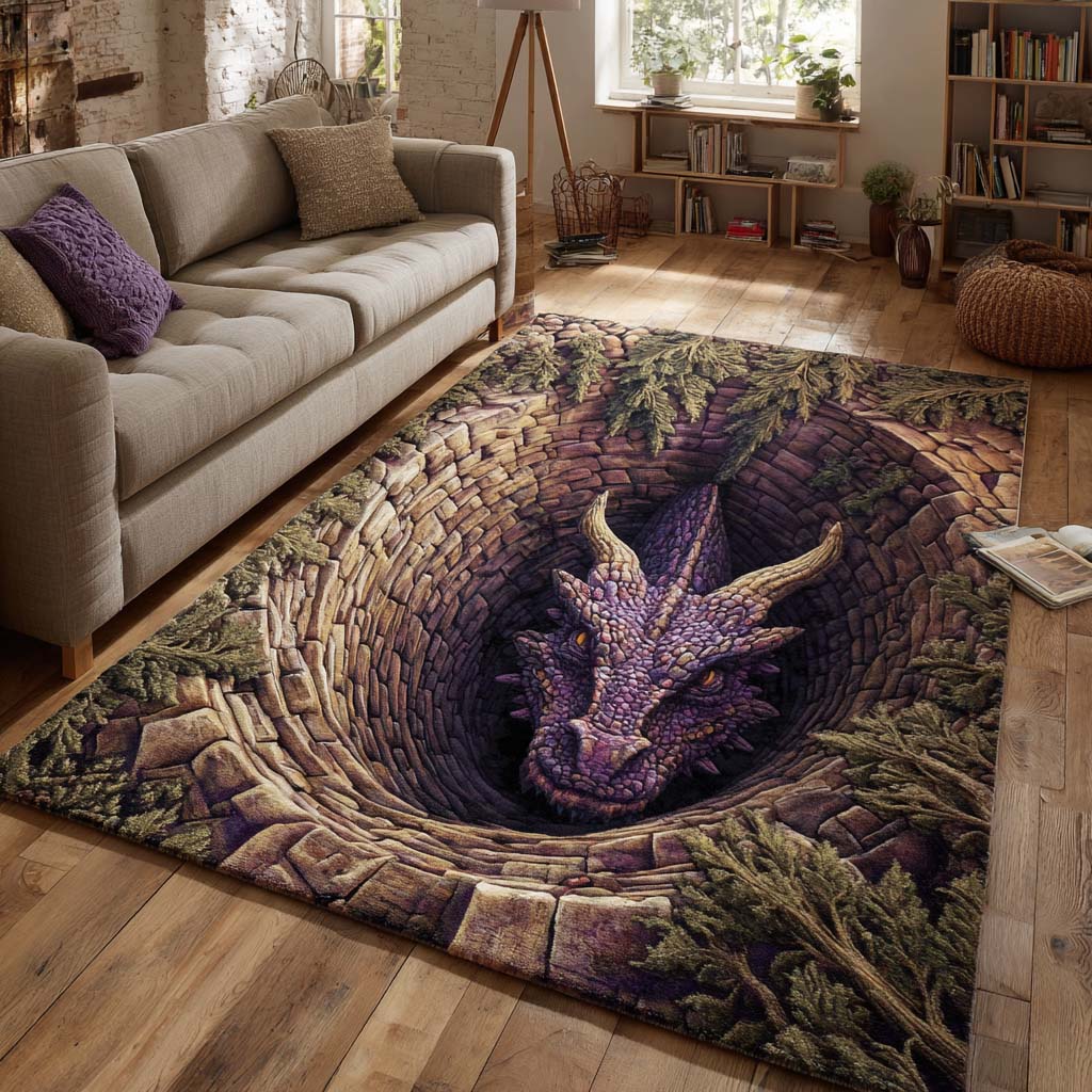 Vloerkleed Drakenput – in een gezellig interieur