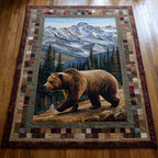 Tapis Grizzli des montagnes – dans un intérieur chaleureux