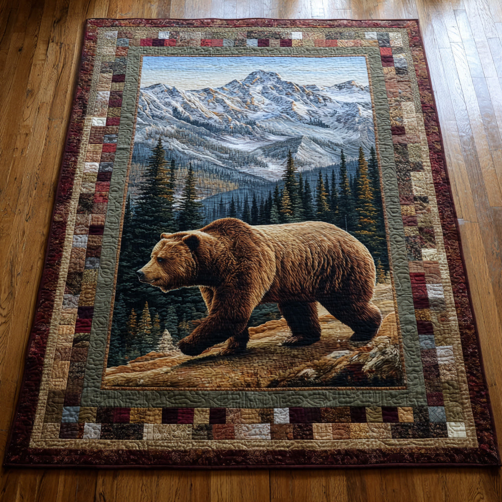 Tapis Grizzli des montagnes – dans un intérieur chaleureux