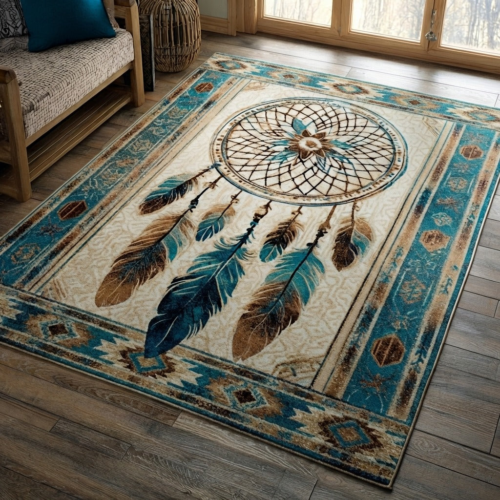 Vloerkleed Serene Dromenvanger – sfeerbeeld in een interieur