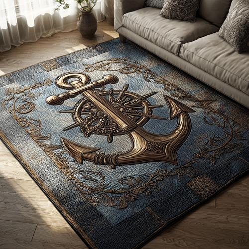 Tapis Horizon de l'ancre – mis en situation dans une pièce