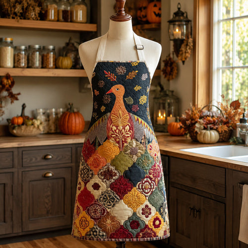 Tablier de cuisine matelassé Mosaïque d'Automne