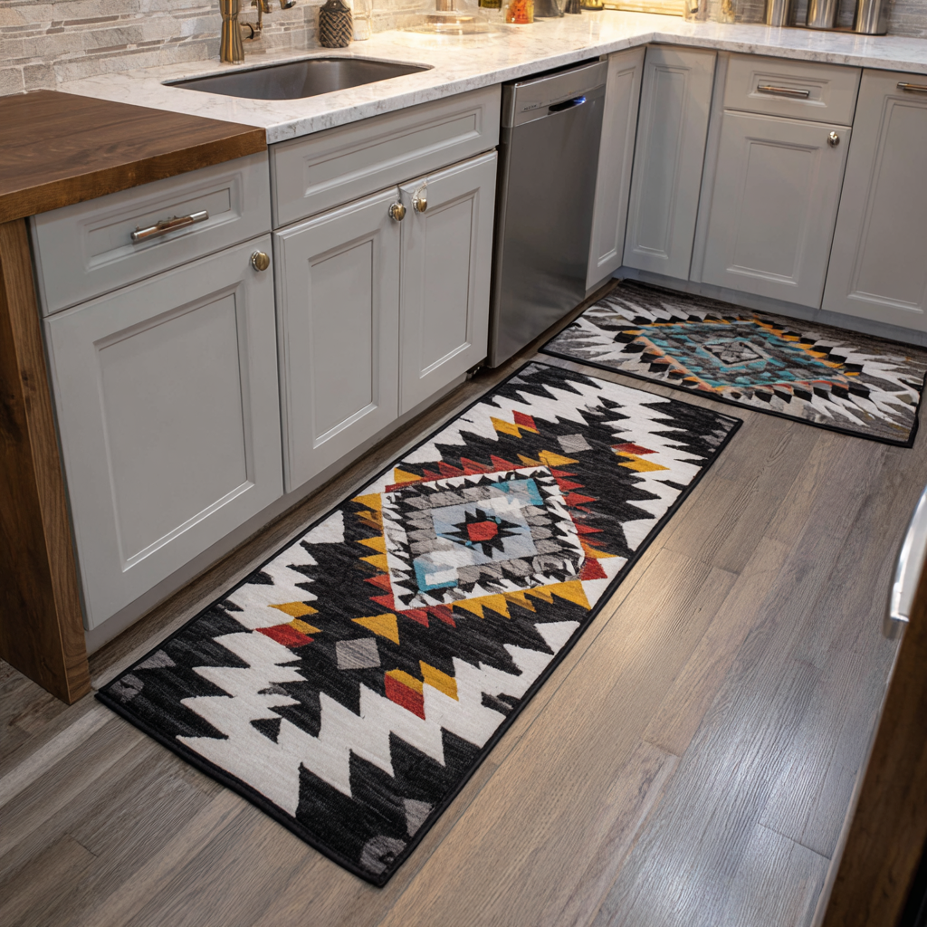 Lot de tapis de cuisine Trace d'Automne
