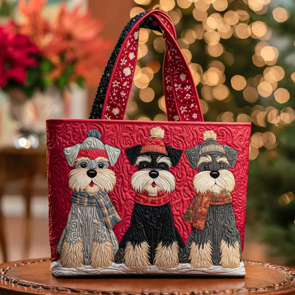 Schnauzer Trio Handgemaakte Tas