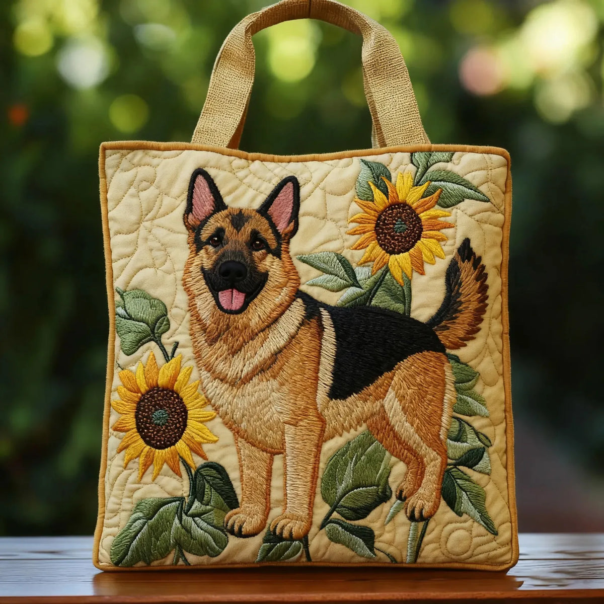 Berger Fleuri Sac Fait Main