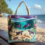 Geest van de Lagune gewatteerde tote bag