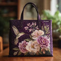 Murmure d'Orchidées Sac Artisanal Matelassé