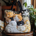 Chatons Rêveurs Sac Artisanal Matelassé