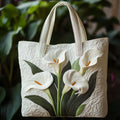 Lys Ivoire Sac Artisanal Matelassé