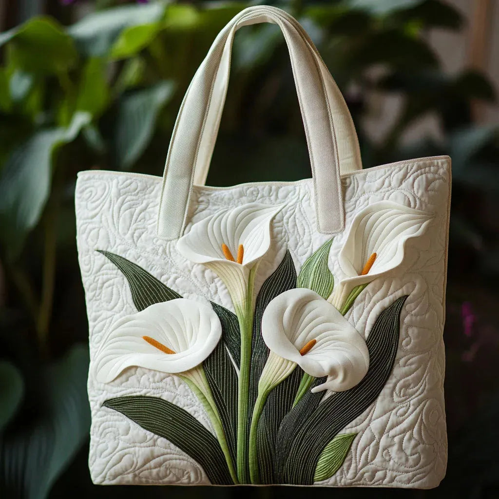 Lys Ivoire Sac Artisanal Matelassé