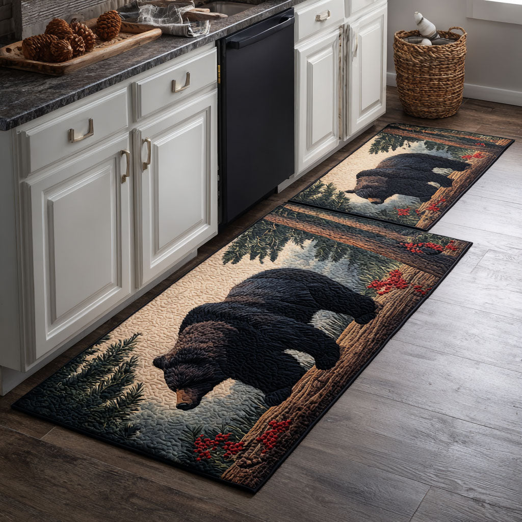 Lot de tapis de cuisine Vallée des Ours