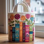 Gewatteerde wasmand Bloemenbibliotheek