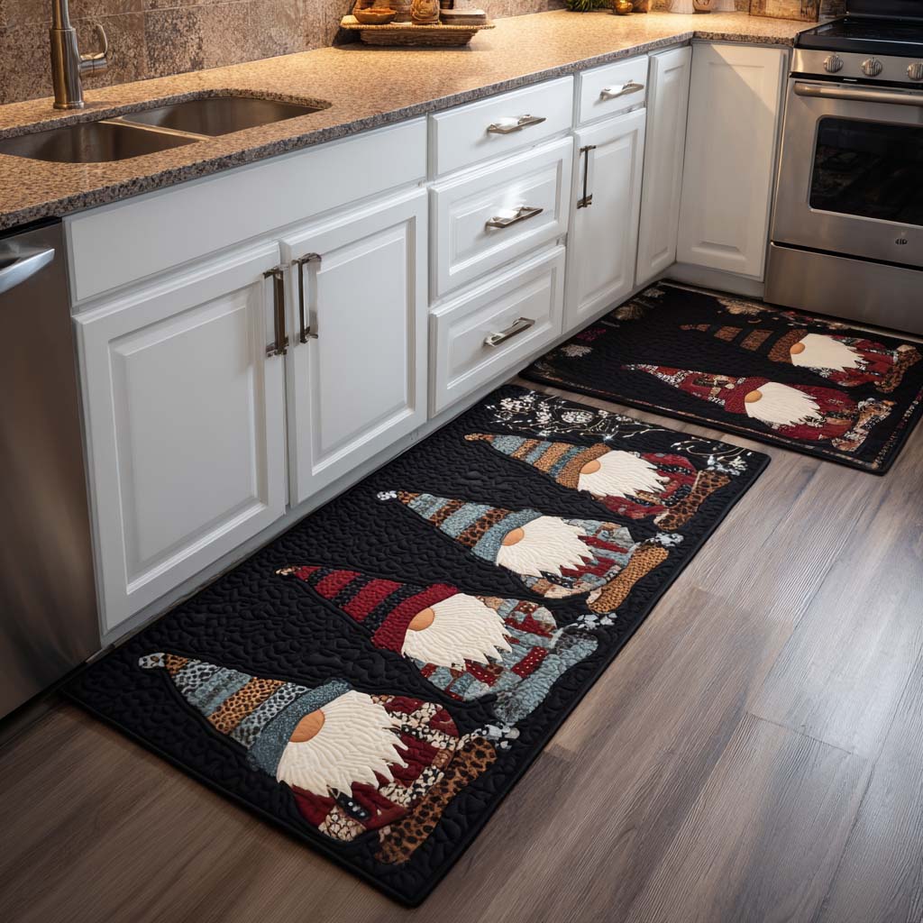 Lot de tapis de cuisine Chants de Noël