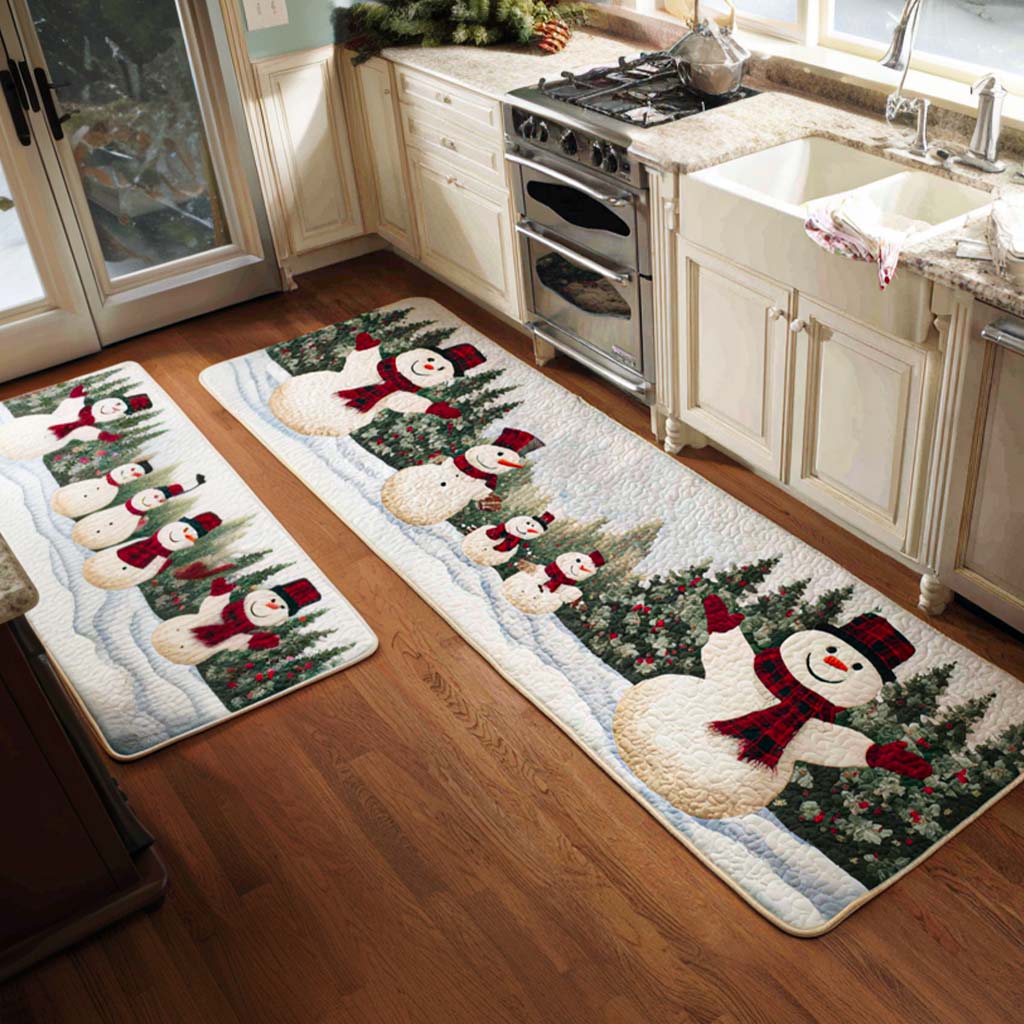Lot de tapis de cuisine Joie de Décembre