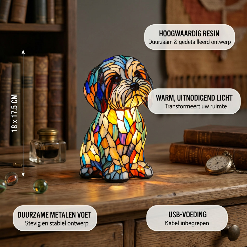 Gezellig Samen dierenlamp met productkenmerken