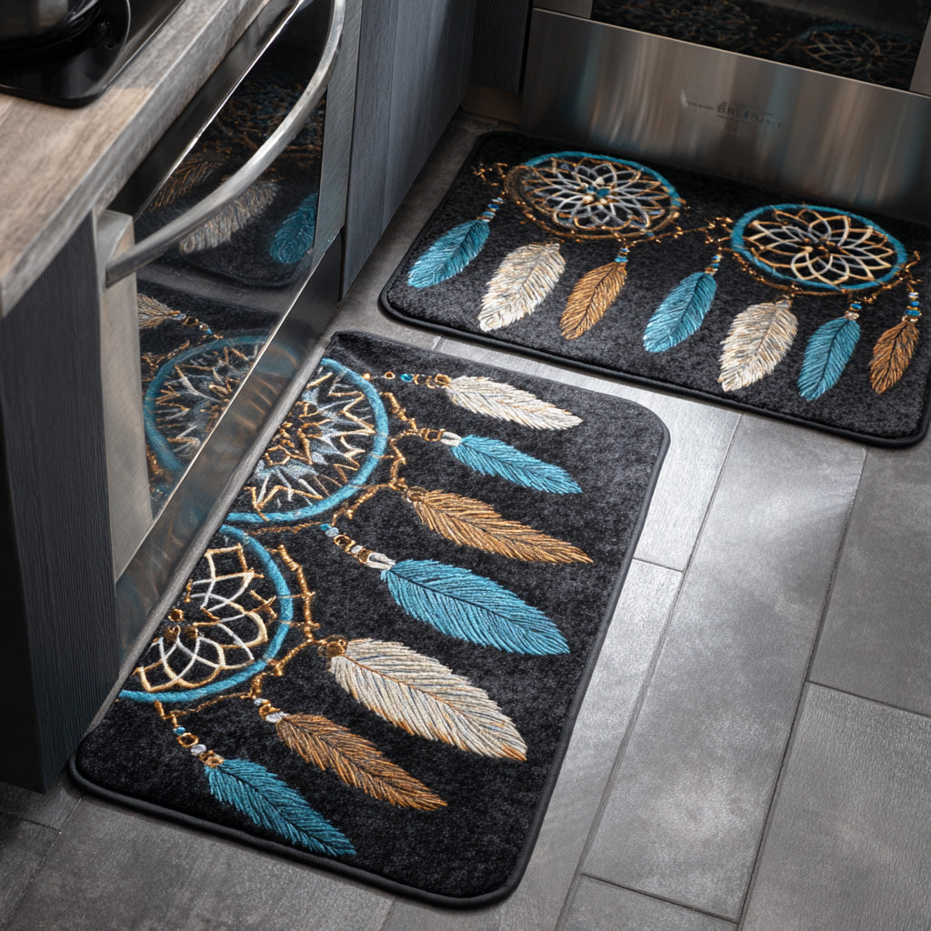 Lot de tapis de cuisine Attrape-Rêves dans le Ciel
