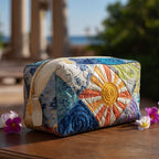 Trousse de maquillage matelassée Esprit de la Terre