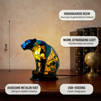 Fluwelen Panter dierenlamp met productkenmerken