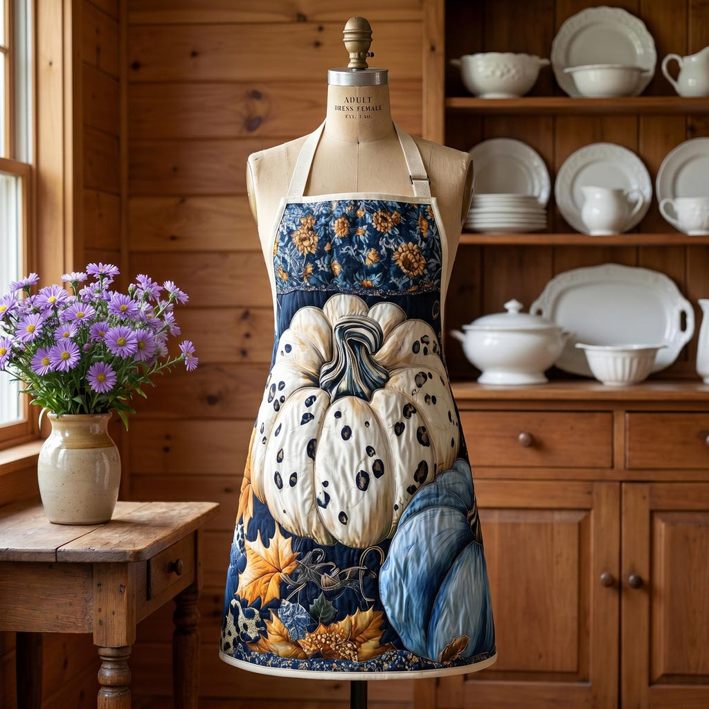 Tablier de cuisine matelassé Bouquet d'Automne
