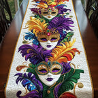 Chemin de table matelassé Fête des Fleurs