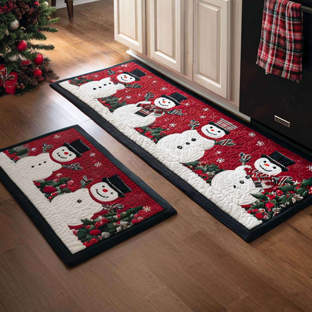 Lot de tapis de cuisine Temps des Cadeaux