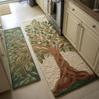 Lot de tapis de cuisine Arbre Doré