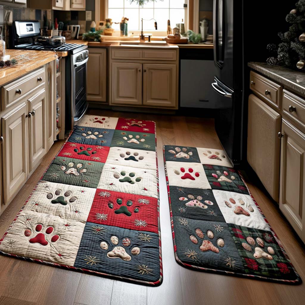 Lot de tapis de cuisine Patte Joyeuse