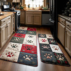 Lot de tapis de cuisine Patte Joyeuse