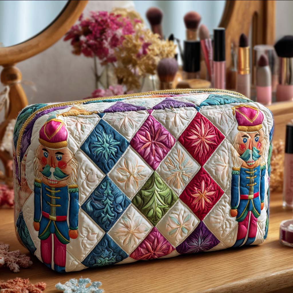 Trousse de maquillage matelassée Sentinelle des Fêtes