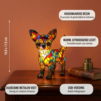 Lampe animale Vivre avec un Chihuahua avec les caractéristiques du produit