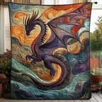 Couvre-lit matelassé Serpent de lune – motif complet