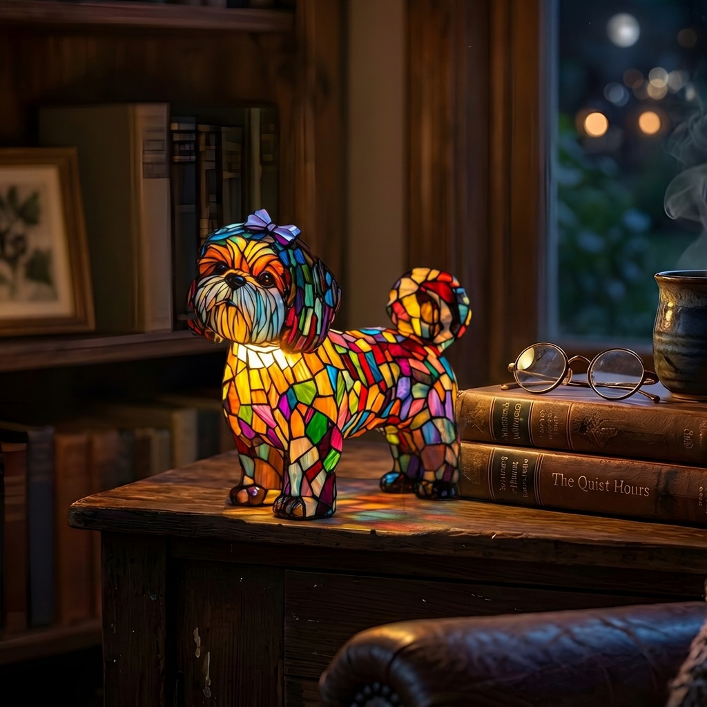 Betoverende Prinses dierenlamp die gezellig gloeit in een kamer 's avonds