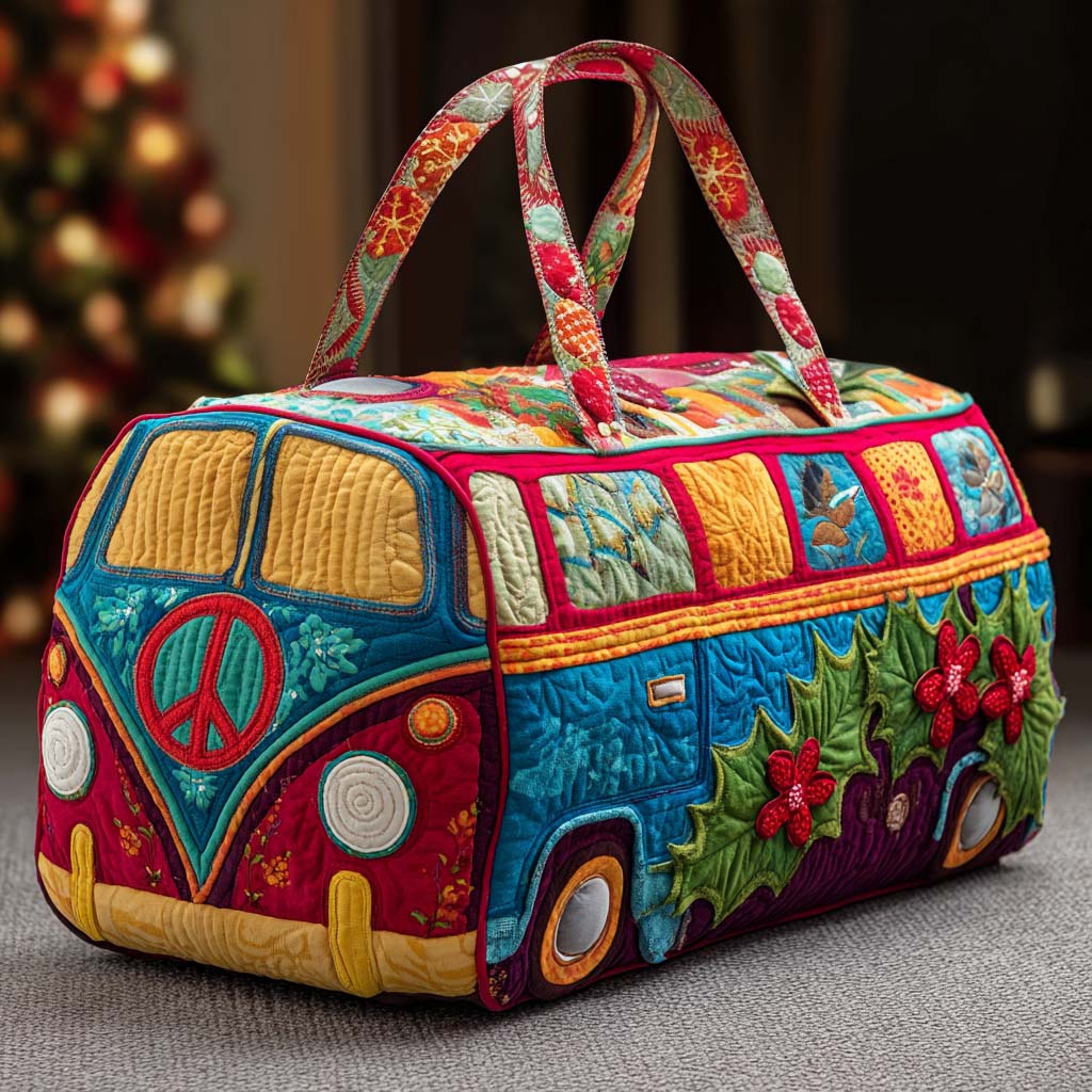 Sac de voyage matelassé Van Hippie Joyeux
