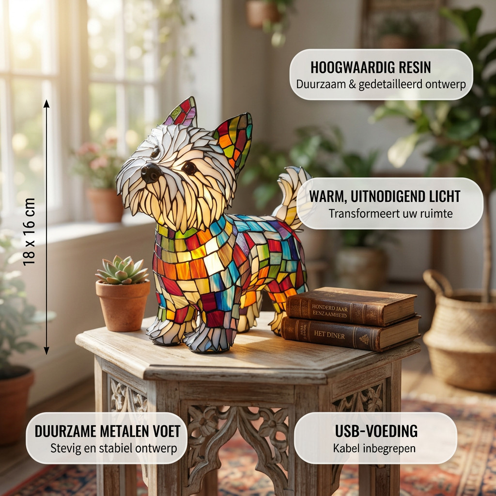 Lampe animale Moomie Compagnon avec les caractéristiques du produit
