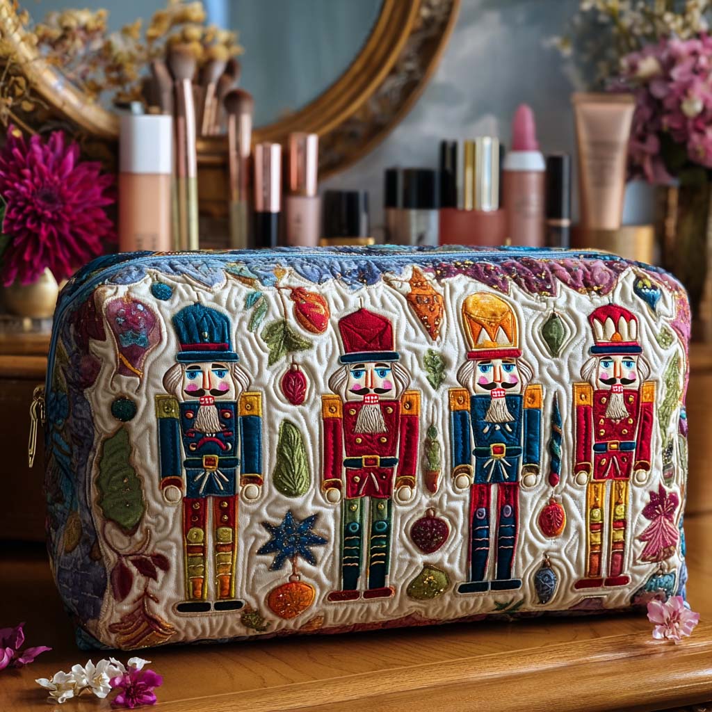 Trousse de maquillage matelassée Casse-Noisette Scintillant