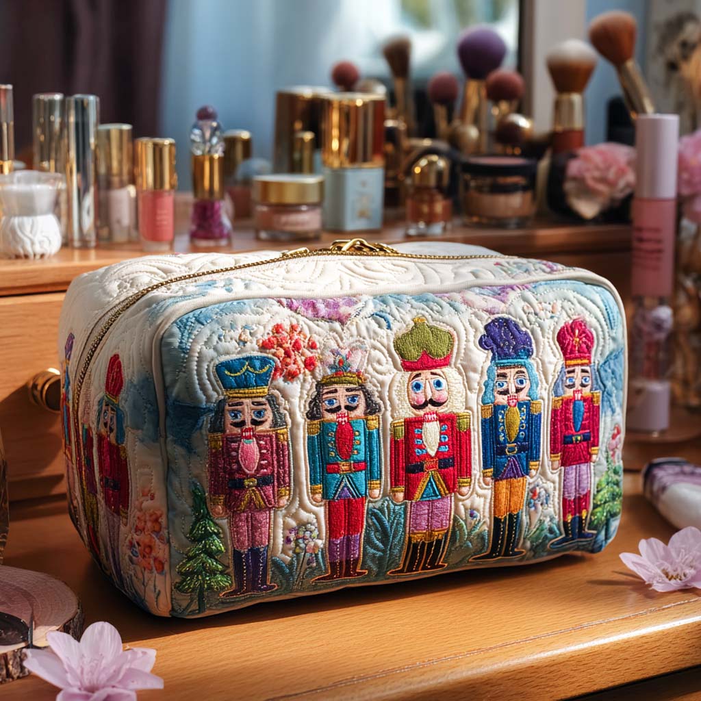 Trousse de maquillage matelassée Trésor du Casse-Noisette