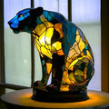 Fluwelen Panter Lamp