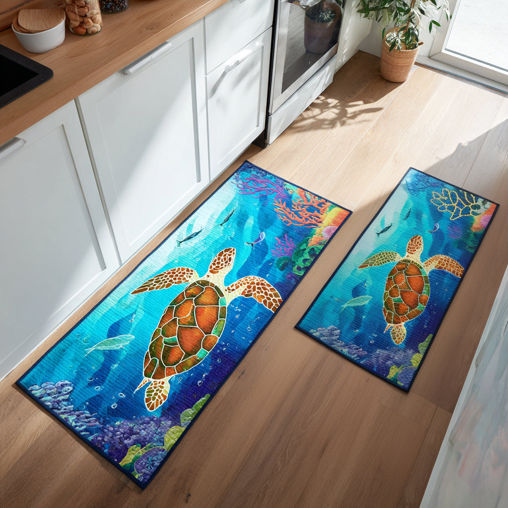Lot de tapis de cuisine Voyageur de l'Océan